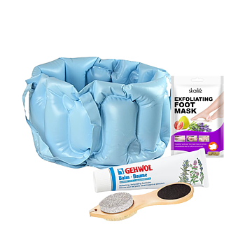 Fotbad med tilbehør