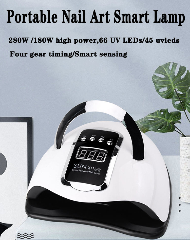 Nagellampa för gellack 280W - 2
