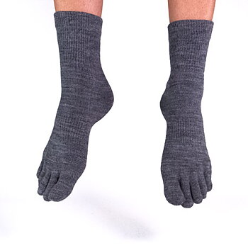 Funq Wear tåstrømper uld,  grå - Dame