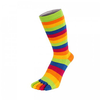 ToeToe Essential teensokken - Striped Green