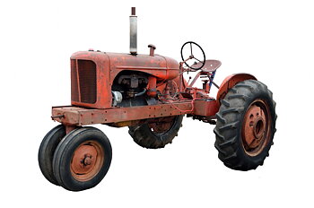 Framtraktor/ribb däck