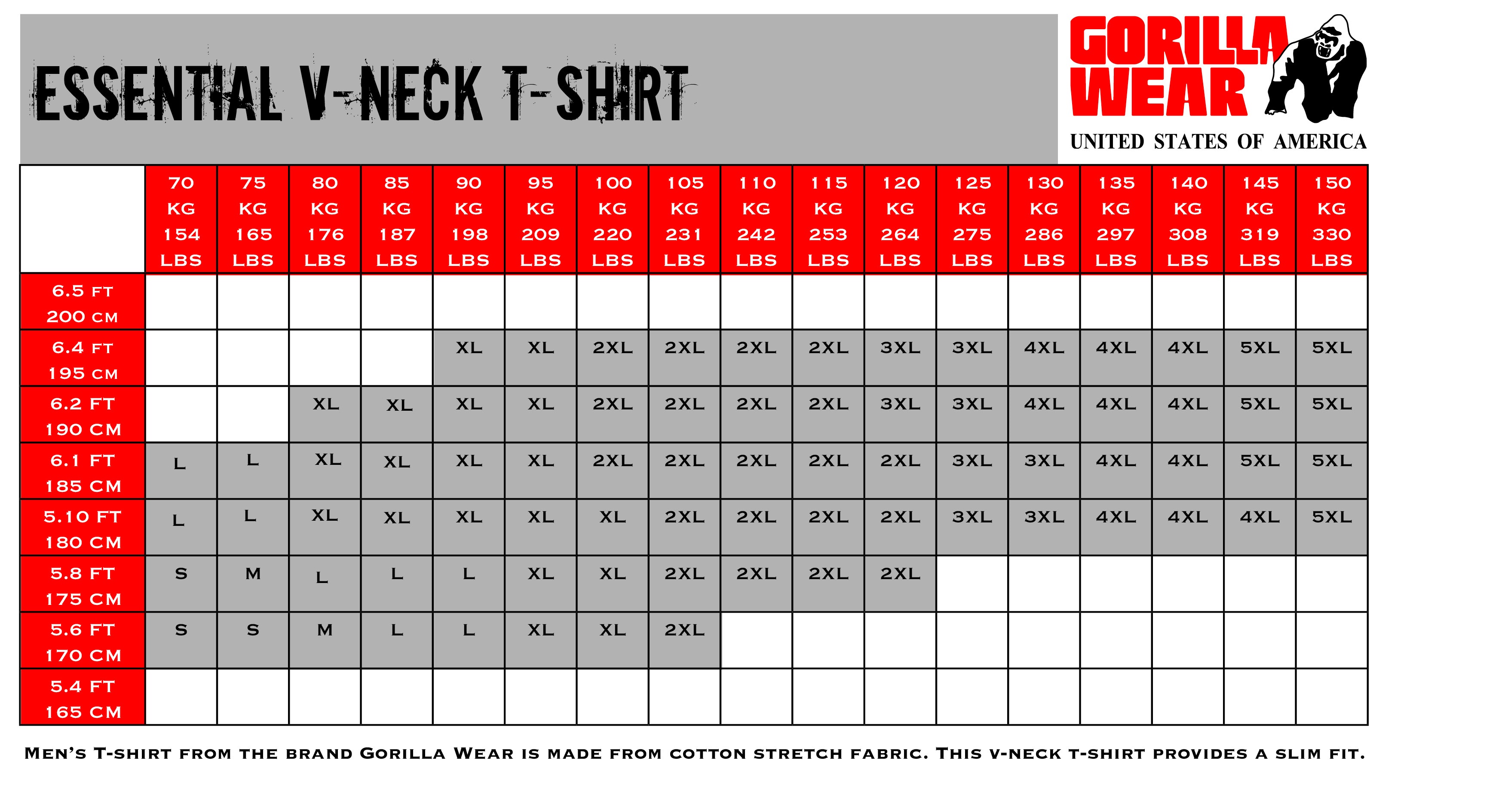 Essential V-Neck Tee, grey - 3