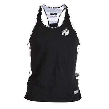 Sacramento Camo Mesh Tanktop, black/white