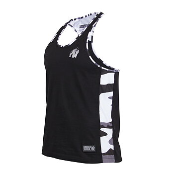 Sacramento Camo Mesh Tanktop, black/white