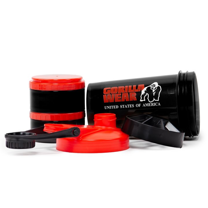 Shaker 2 Go 760 ml, black/red - 2