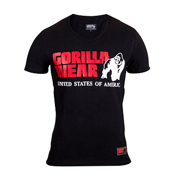 Utah V-Neck Tee, black