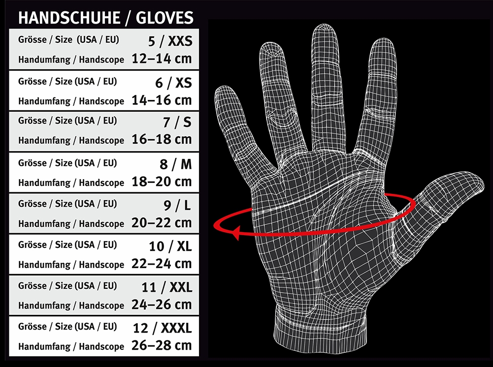 Wrist Wrap Glove, black/grey - 4