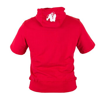 Boston Short Sleeve Hoodie, red
