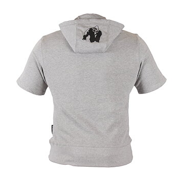 Boston Short Sleeve Hoodie, grey