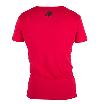 Essential V-Neck Tee, red