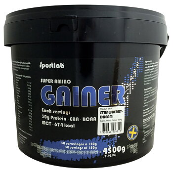 Super Amino Gainer 4500g  Strawberry