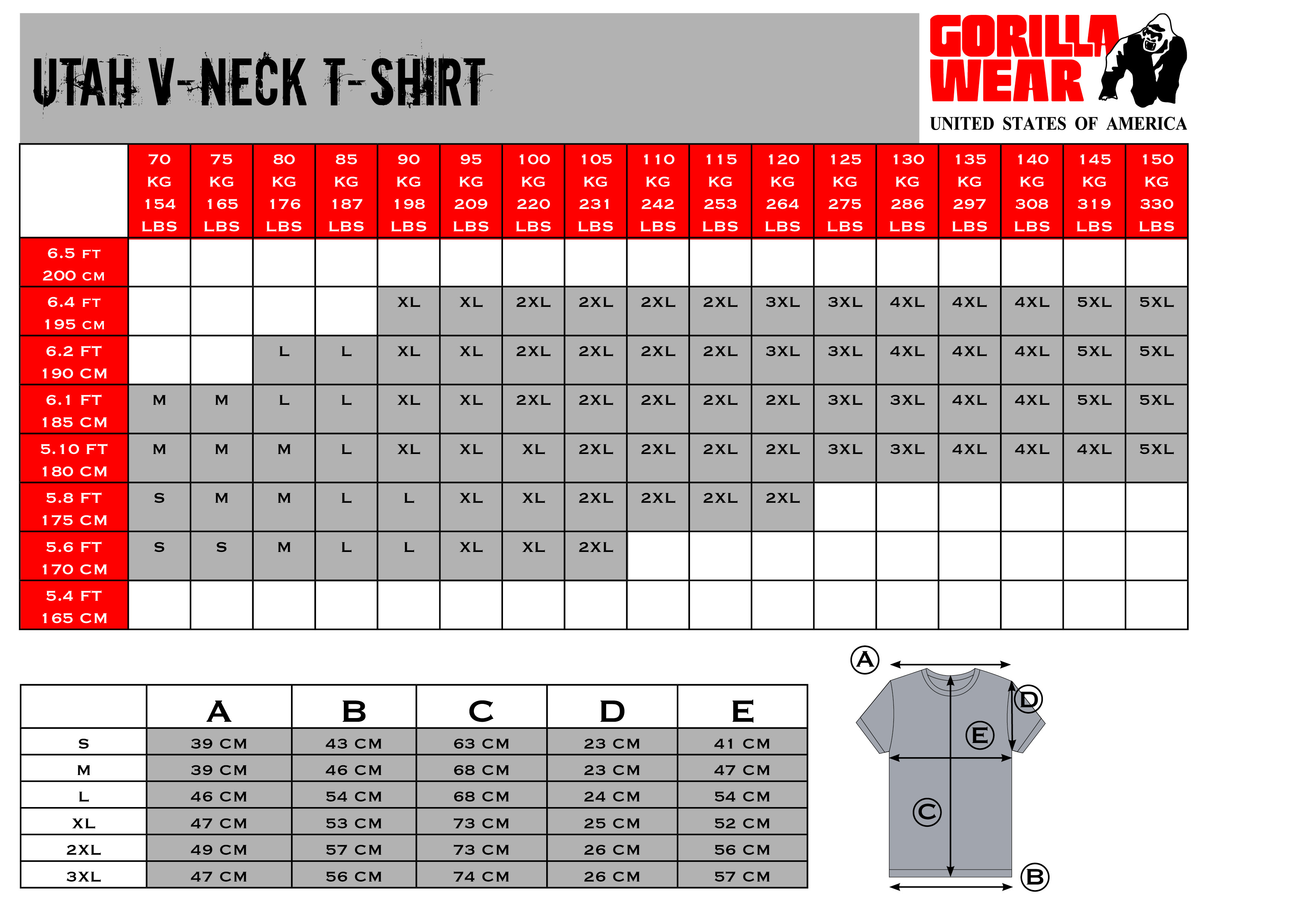 Utah V-Neck Tee, white - 4