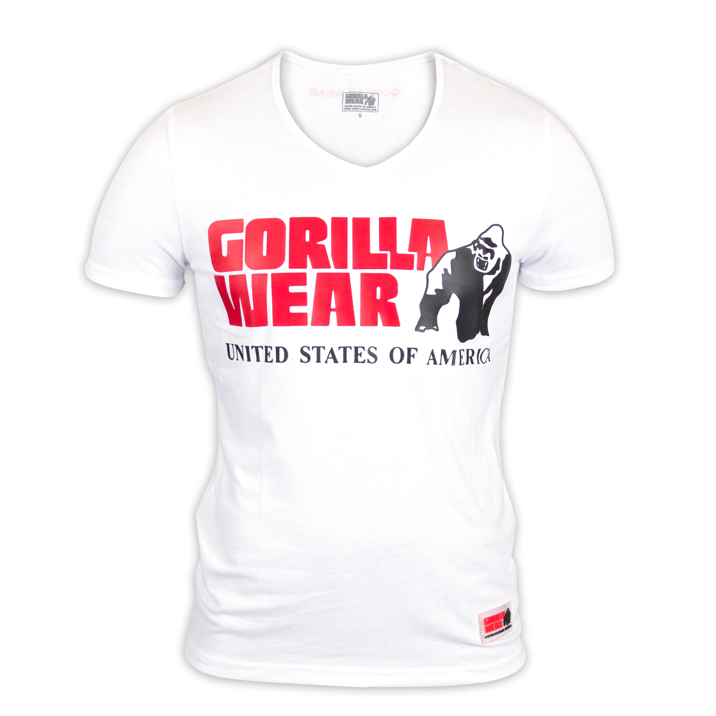 Utah V-Neck Tee, white