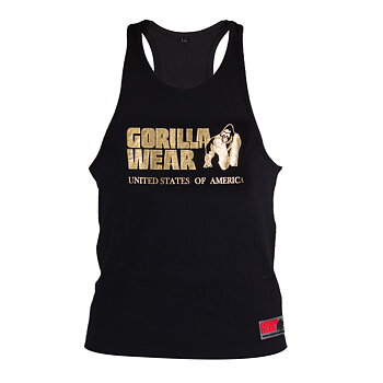 Classic Tank Top, black/gold