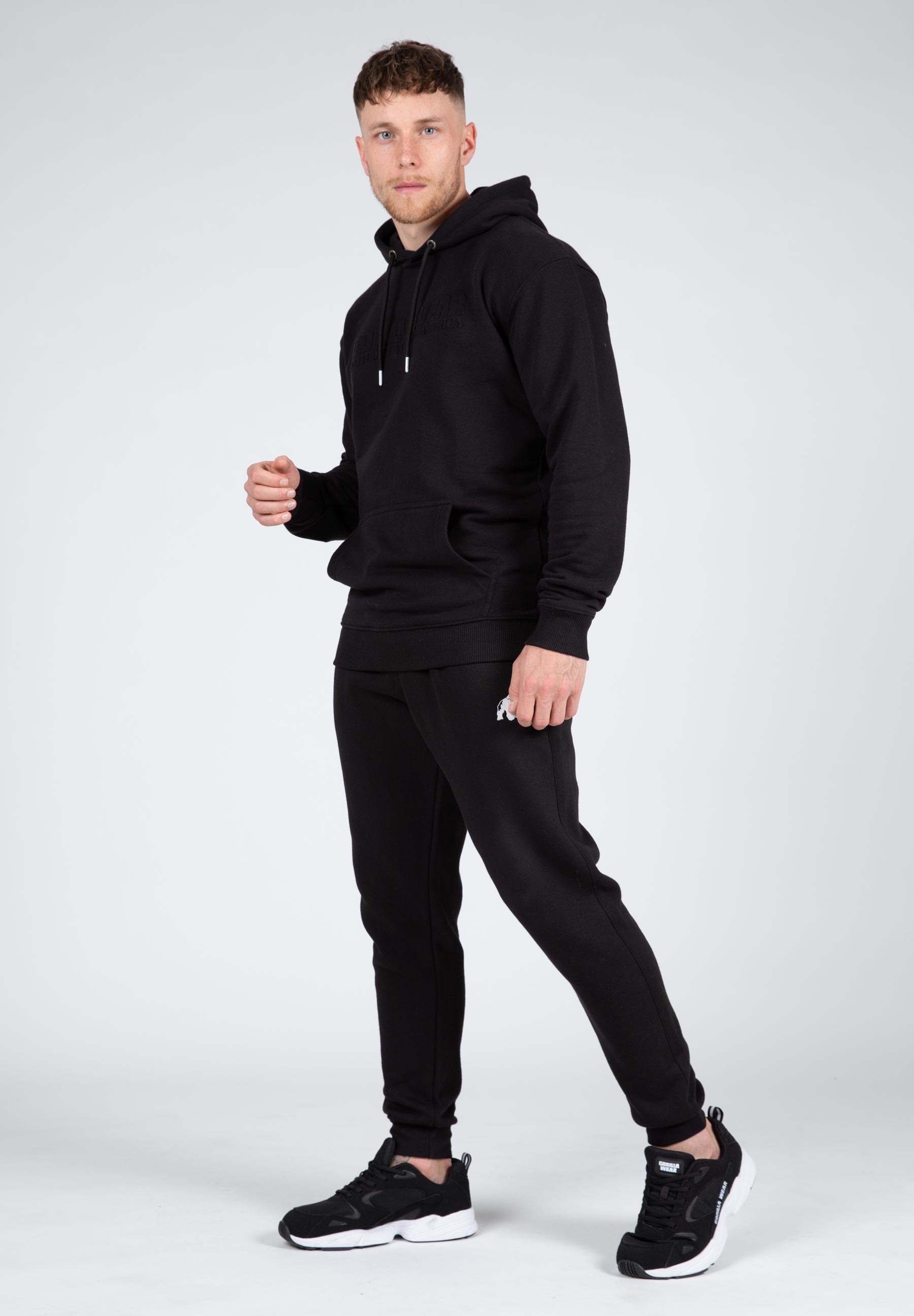 Crowley Oversized Men's Hoodie, black - 4