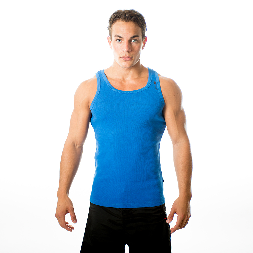 Bodydesigned Ribsinglet  Blå - 3