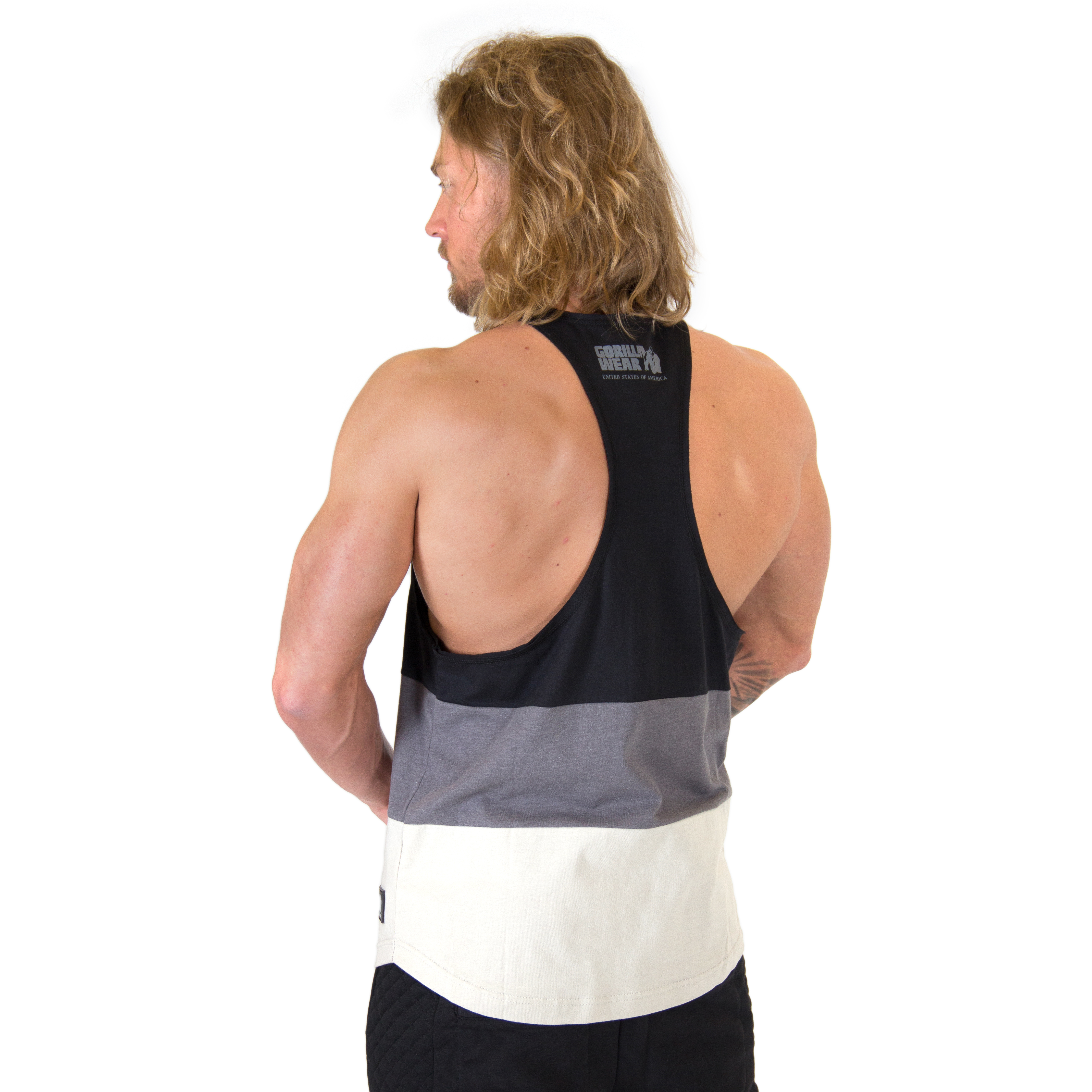 Nevada Stringer Tank Top, black/grey - 5