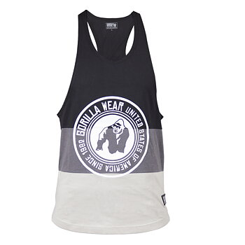 Nevada Stringer Tank Top, black/grey