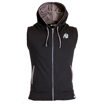 Springfield S/L Zipped Hoodie, black