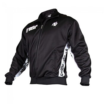 Track Jacket, black/white