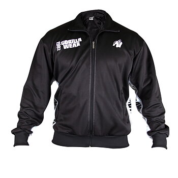Track Jacket, black/white