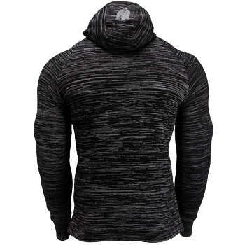 Keno Zipped Hoodie, black/grey
