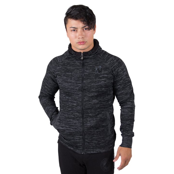 Keno Zipped Hoodie, black/grey - 6