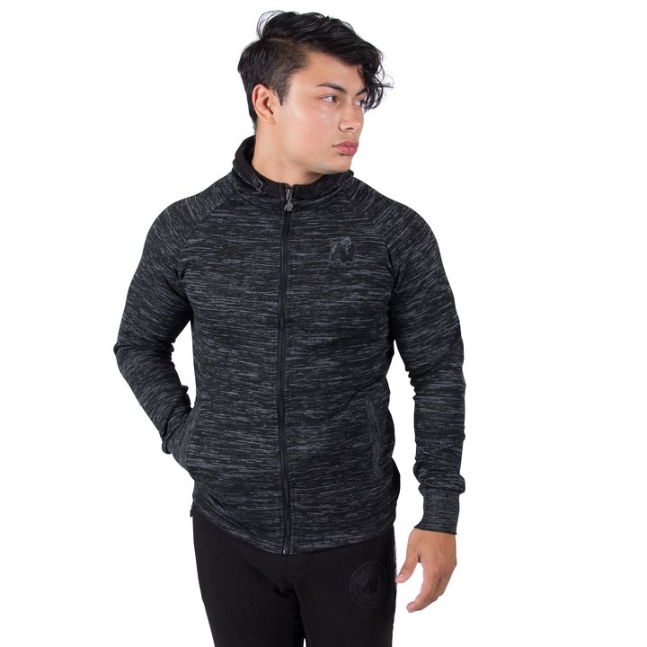 Keno Zipped Hoodie, black/grey - 7