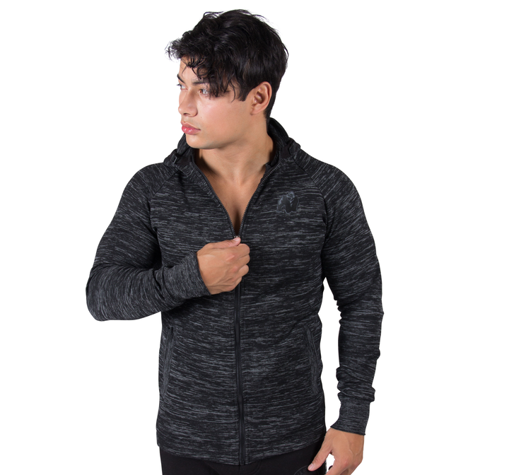 Keno Zipped Hoodie, black/grey - 3