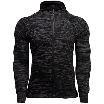Keno Zipped Hoodie, black/grey