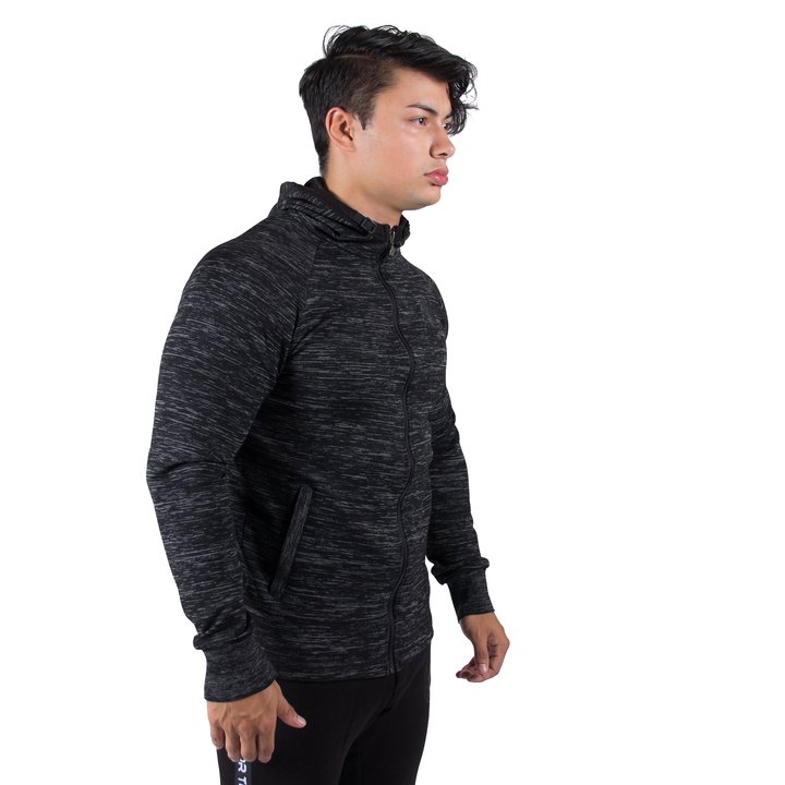 Keno Zipped Hoodie, black/grey - 9