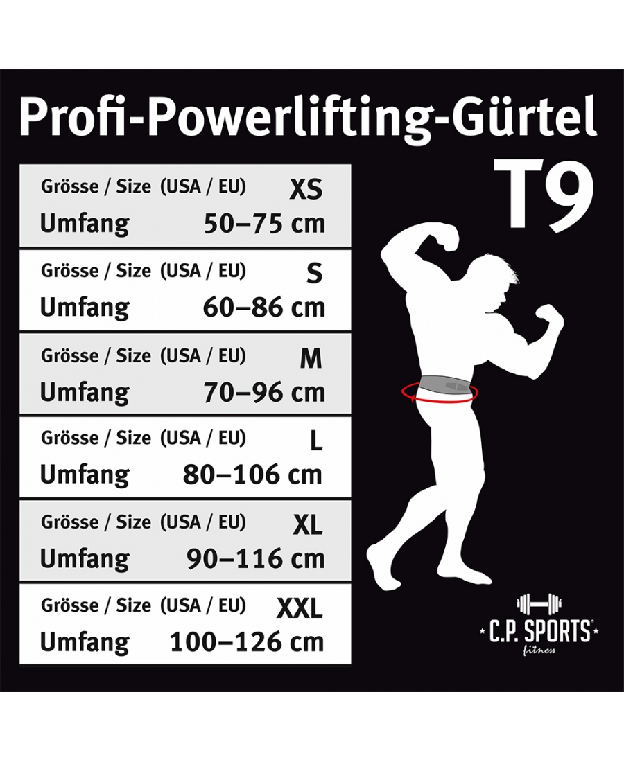 Powerlifting Lever Belt, black - 11