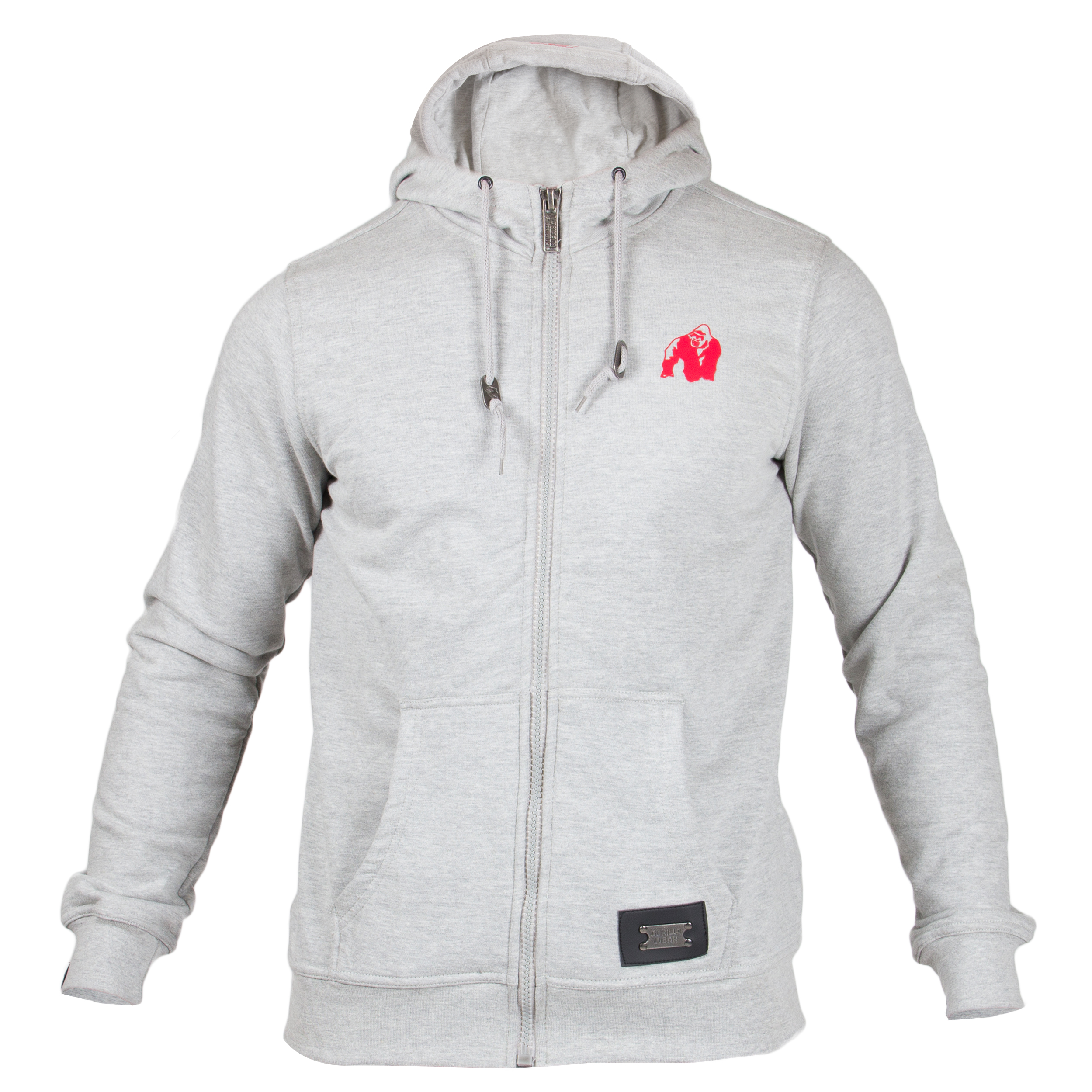 Classic Zipped Hoodie, grey