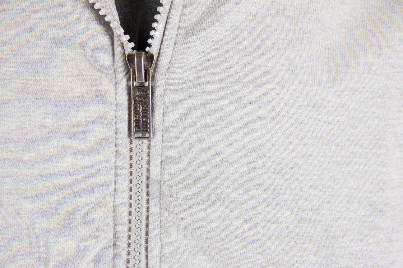 Classic Zipped Hoodie, grey - 4