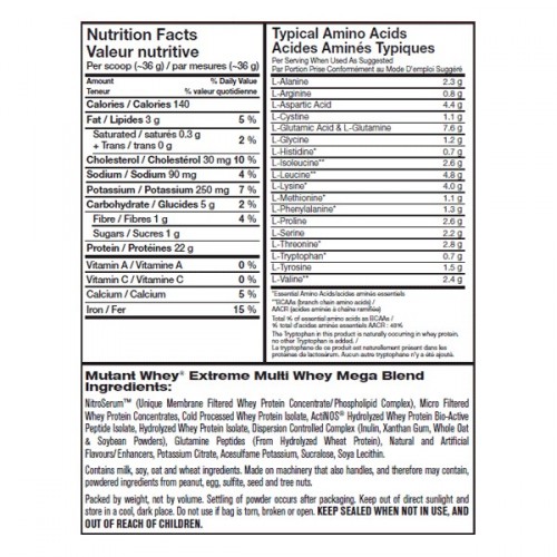 Mutant Whey   Tripple Chocolate  2.27kg - 2