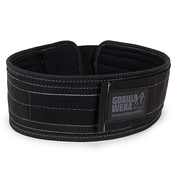 4 Inch Nylon Belt   Black
