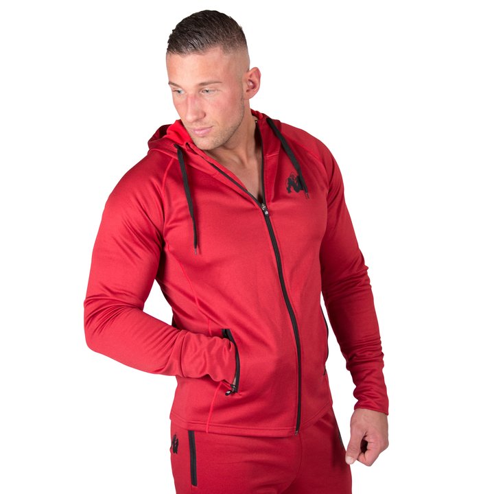 Bridgeport Zipped Hoodie, red - 4