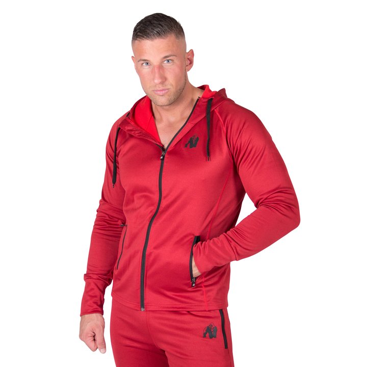 Bridgeport Zipped Hoodie, red - 5