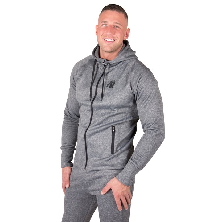 Bridgeport Zipped Hoodie, dark grey - 4