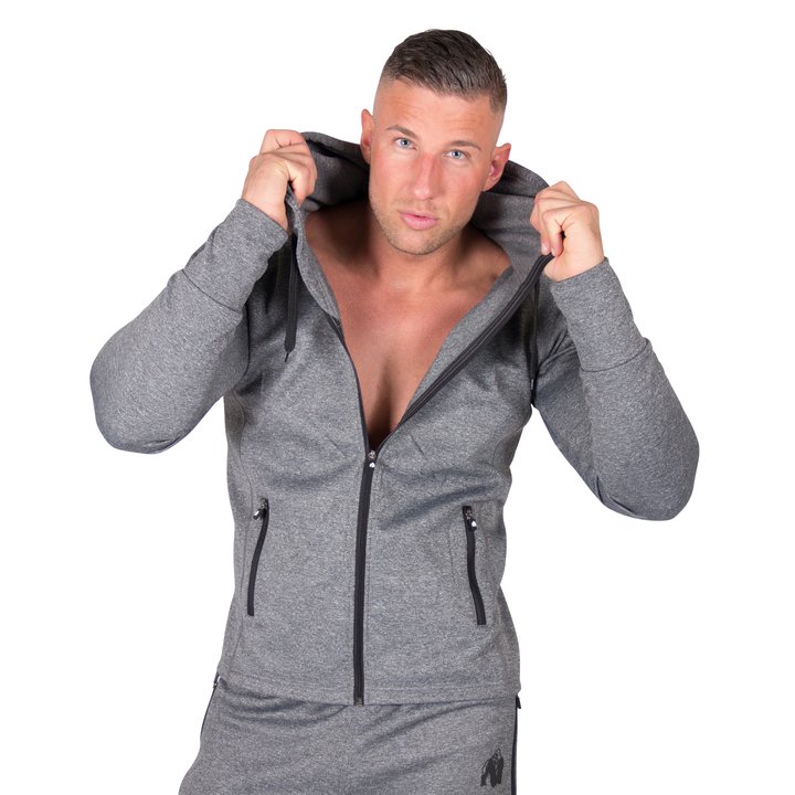 Bridgeport Zipped Hoodie, dark grey - 5