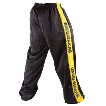 Track Pants, black/yellow