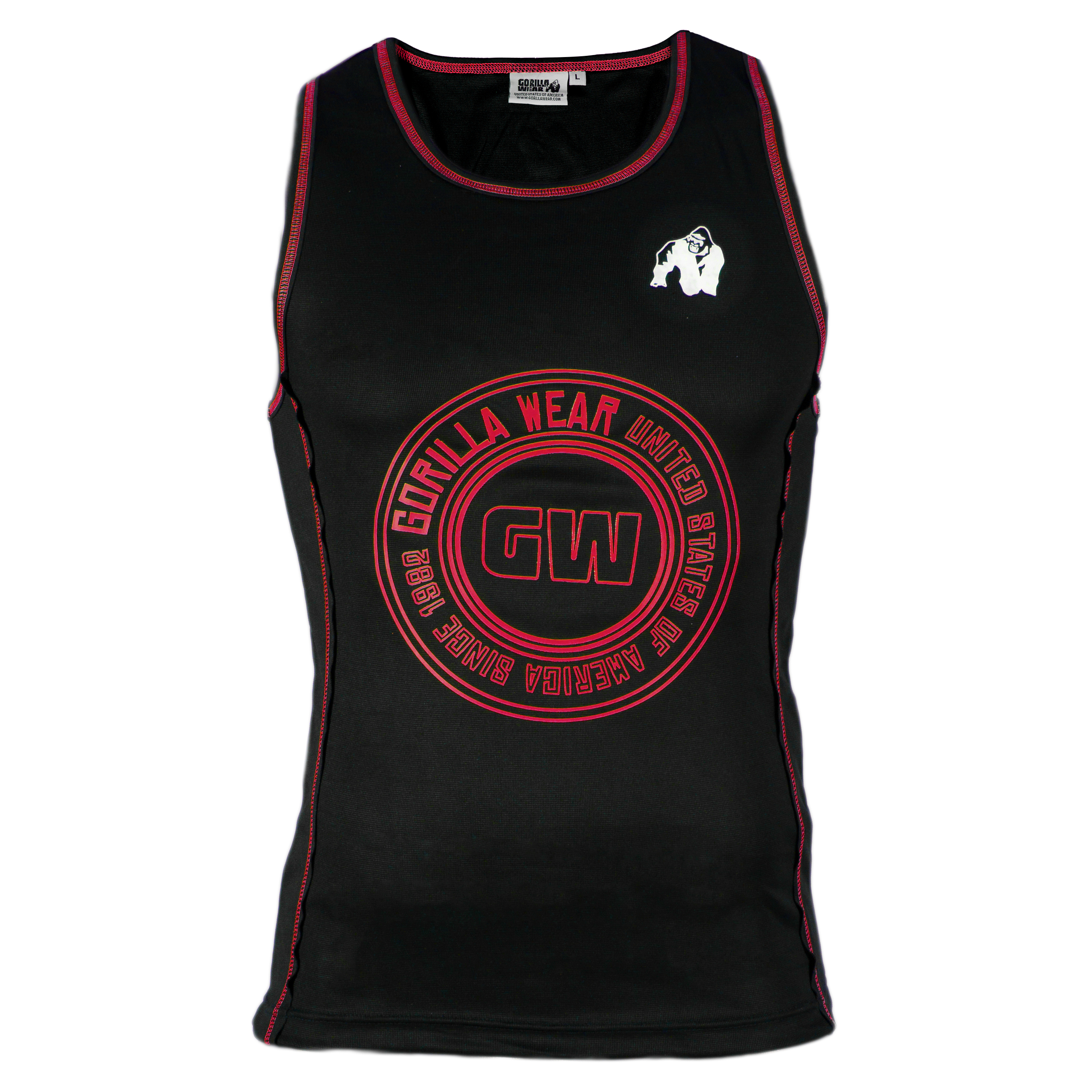Kenwood Tank Top, black/red