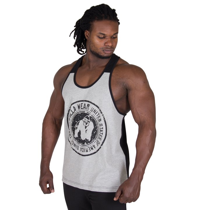 Roswell Tank Top, grey/black - 2