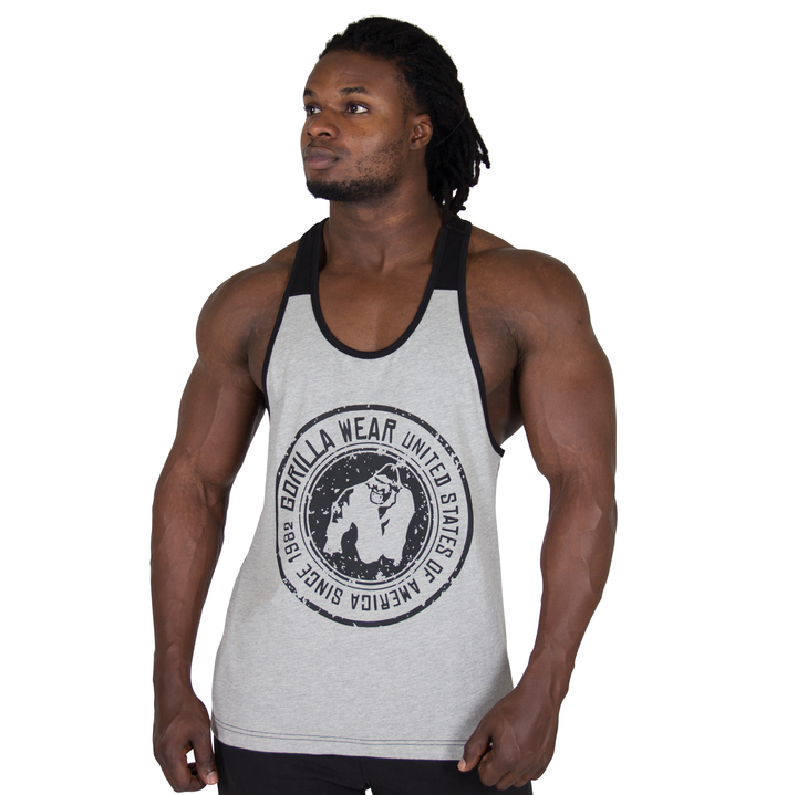 Roswell Tank Top, grey/black