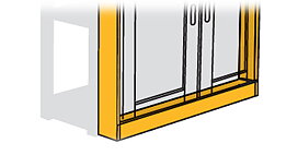 Ram undre 76x40