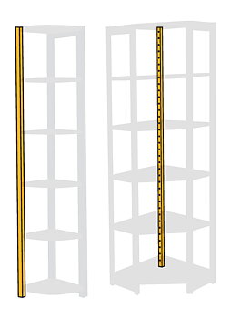 Hörnstolpe 118 cm