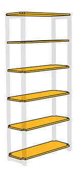Hyllplan 120x18