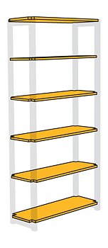 Hyllplan 80x14