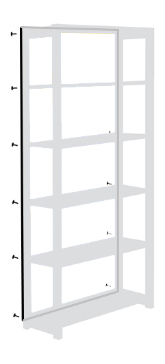Rygg vit 183x30