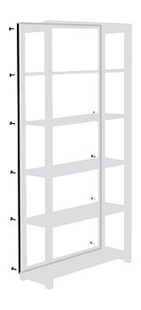 Rygg vit 218x40